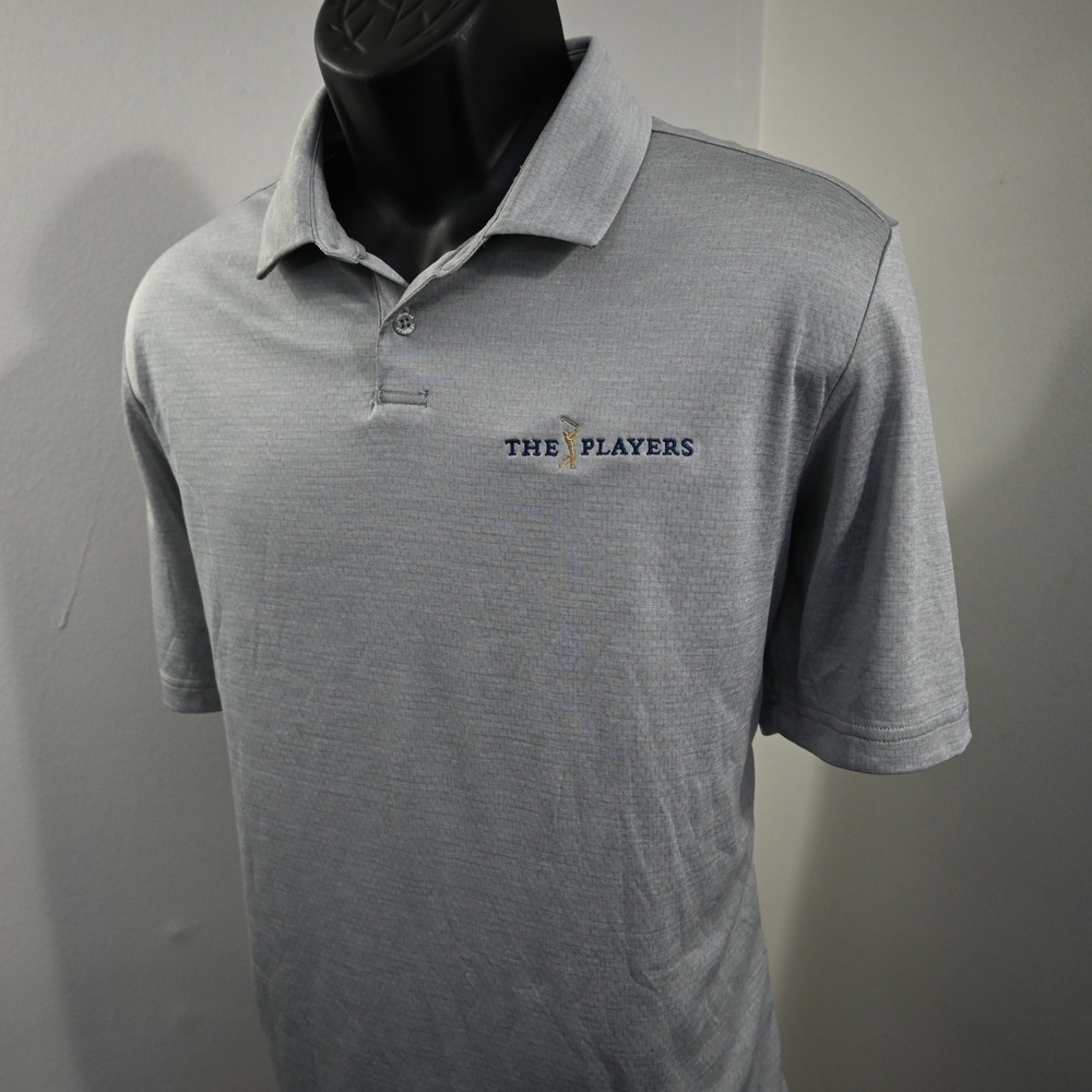Levelwear‎ Polo Mens Large Gray The Players Championship Golf Shirt Breathable
